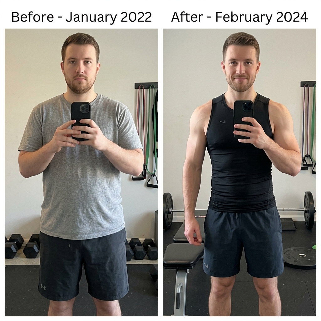 Transformação Masculina Antes e Depois