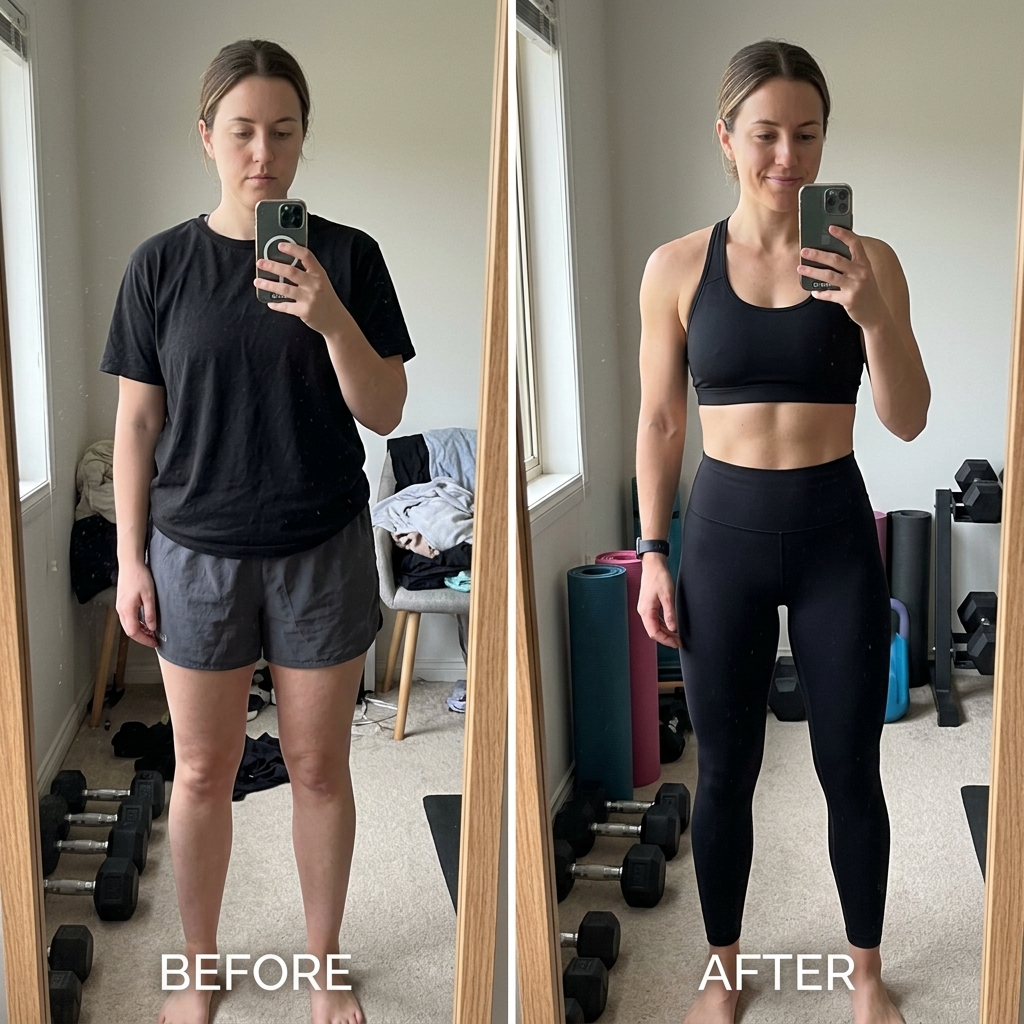 Transformação Feminina Antes e Depois